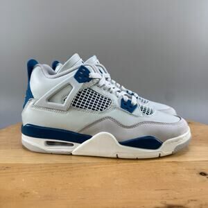6.5Y / Womens 8 - Nike Air Jordan 4 Retro Military Blue GS Shoes HF4281-141